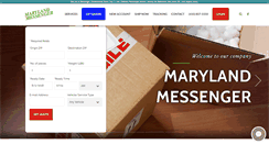 Desktop Screenshot of marylandmessenger.com