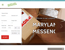 Tablet Screenshot of marylandmessenger.com
